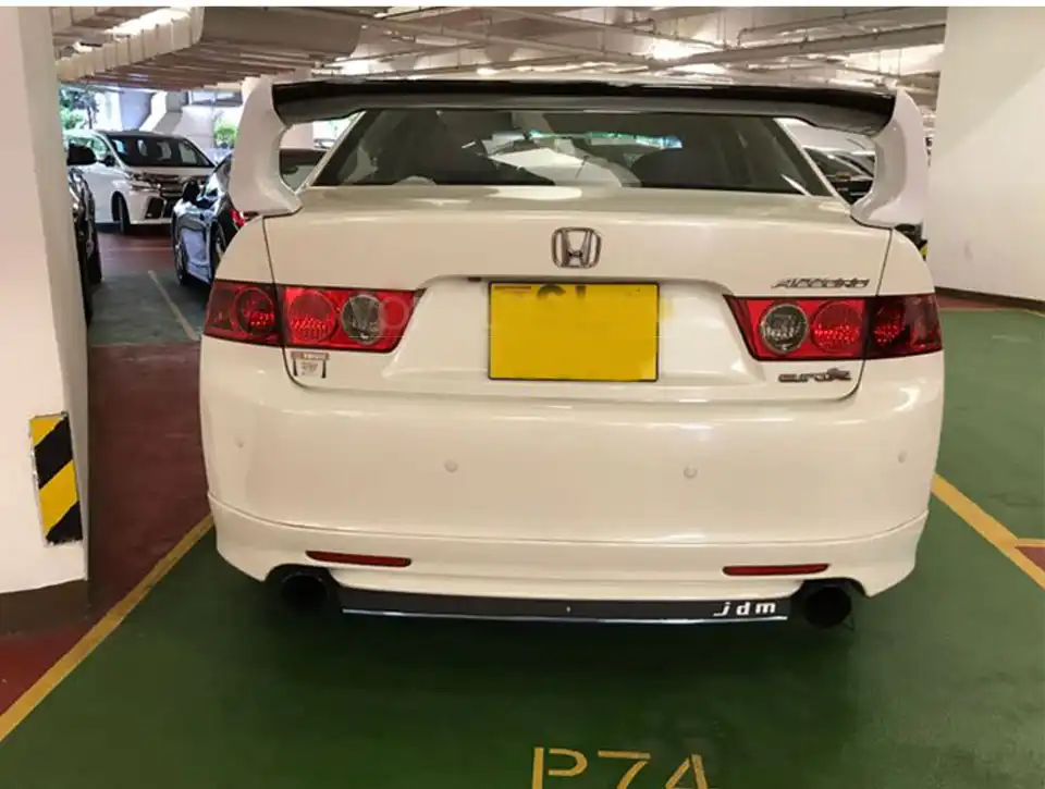 For HONDA ACCORD EURO R(CL7) Spoiler ABS Material Car Rear Wing Primer Color Rear Spoiler For