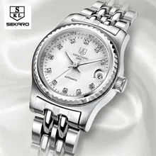 Luxury brand watch watch lady quartz mechanical watch date lady stainless steel silver female casual watch MONTRE index Femme