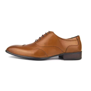 

OTTO ZONE Italian Designer Oxford Vintage Dress Shoes Brand Genuine Leather Men Basic Casual Shoes Male Business Wedding Shoes