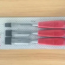 Новинка, высокое качество, 3 шт., 12,18, 24 мм, плоская ручка для резьбы по дереву, долото для художественного ножа, уплотнение, резка, деревообрабатывающий инструмент