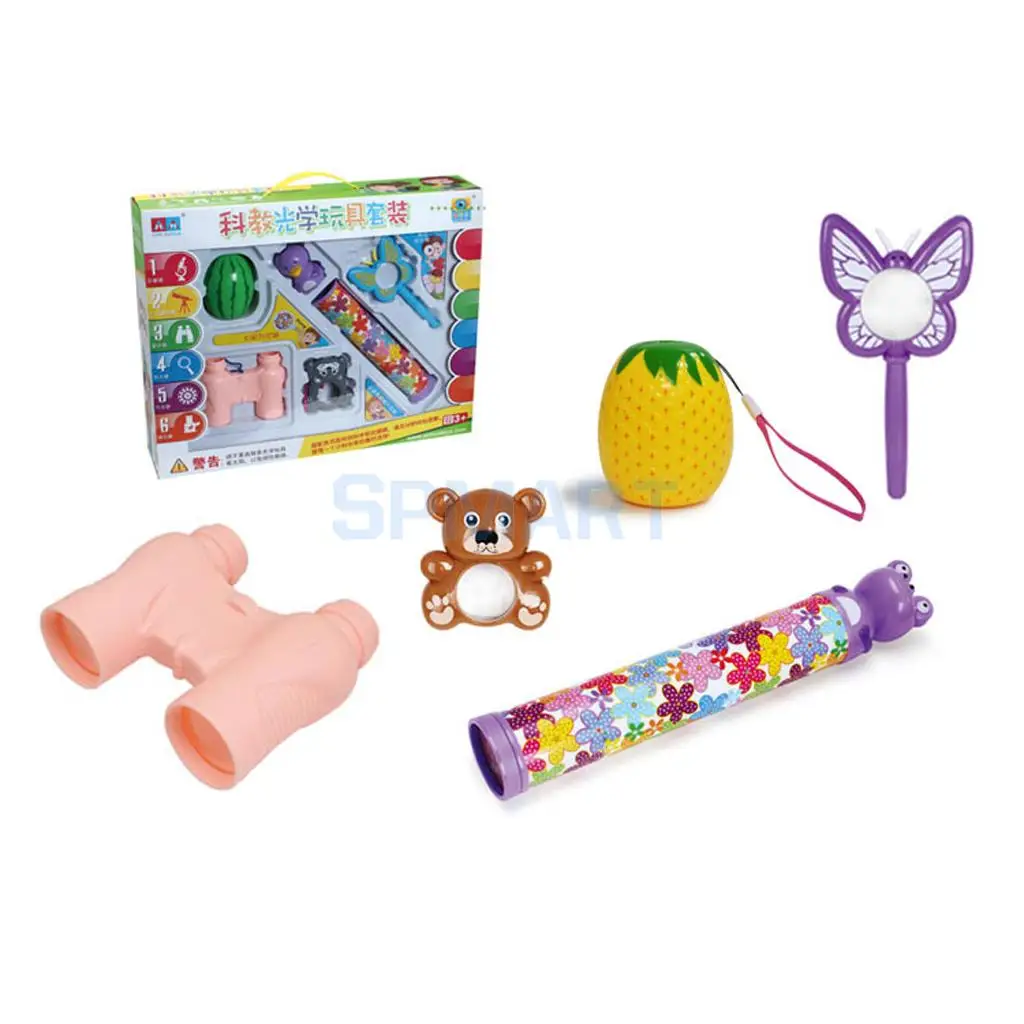 6Pcs Kaleidoscope Telescope Monocular Binoculars Magnifying Glass