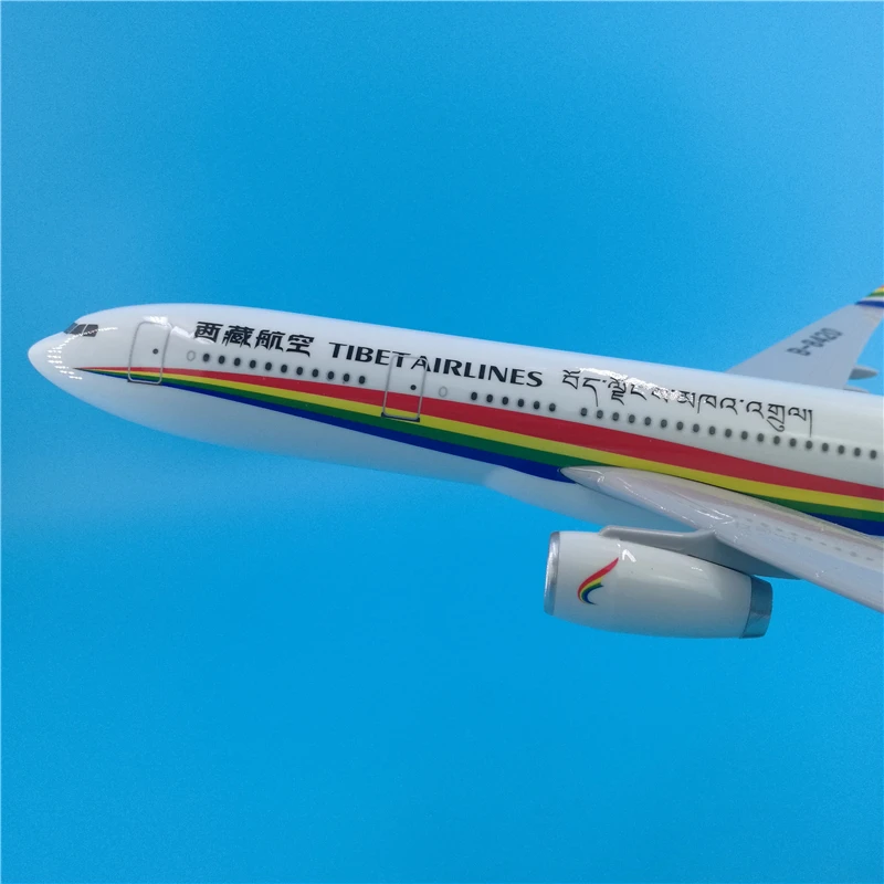 40 см 1: 172 Airbus A330 модель TIBET Airways с базовым сплавом самолет коллекция самолетиков дисплей Модель украшения