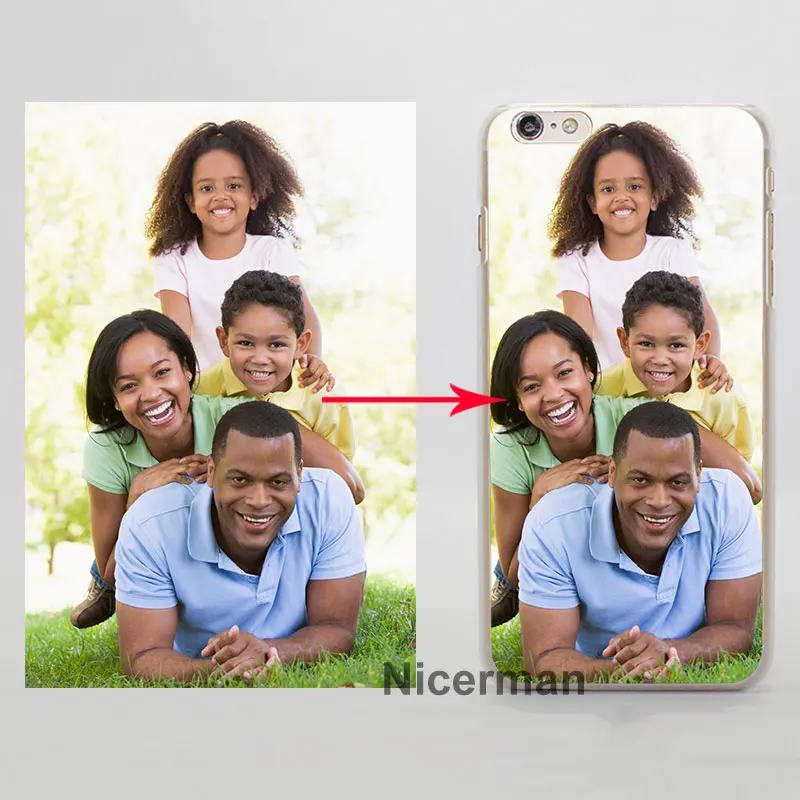 DIY image Customized picture Hard PC case for iPhone 11 Pro 12 Mini XR X XS MAX 7 8 6 6S Plus 11 12 Pro Max Custom Cover Coque