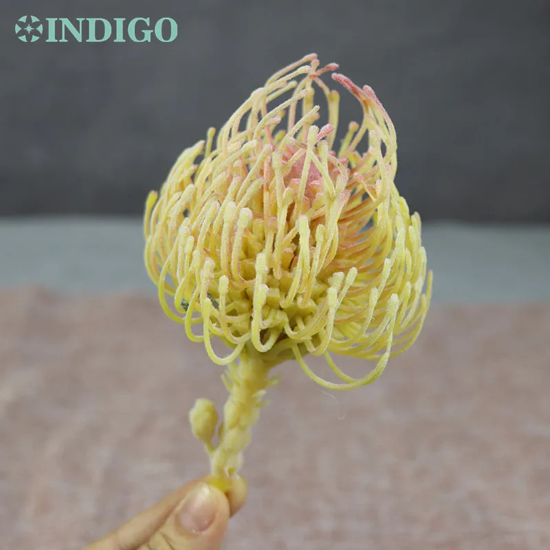 Плюшевое элегантное искусственное суккулентное растение, пластиковое цветочное украшение, зеленое растение, фон - Цвет: 1pc as photo