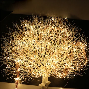 

Copper Wire LED String lights Holiday lighting Fairy Garland For Christmas Tree Wedding Party Decoration 20X2M 400 LED #