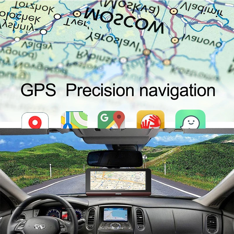 Видеорегистратор XPX ZX878 Автомобильный видеорегистратор 3 в 1 радар GPS DVR Full HD 1080P
