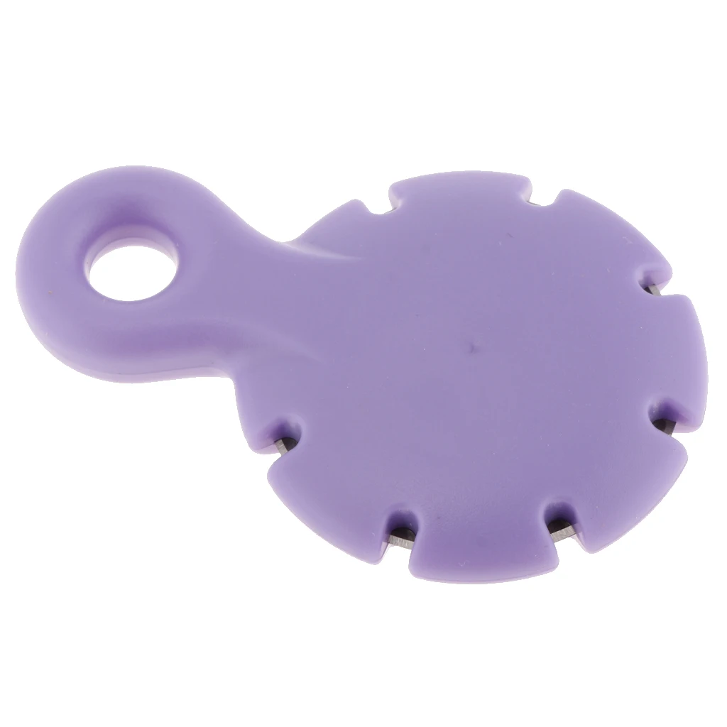 Thread Cutter Pendant - Plastic Purple Case - Great for Travel - Yarn Cutter