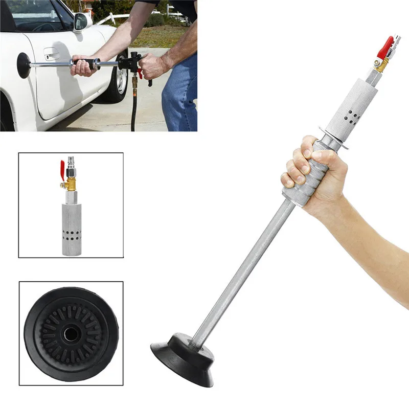 

New 2019 High Quality Portable Durable Air Pneumatic Dent Puller Car Auto Body Repair Suction Cup Slide Tool Hammer Kit#292499
