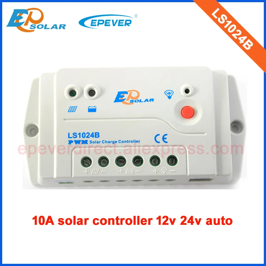 PWM LS1024B 10A 10amp 12v 24v auto work EPsloar controller solar charging regulator home system use | Обустройство дома