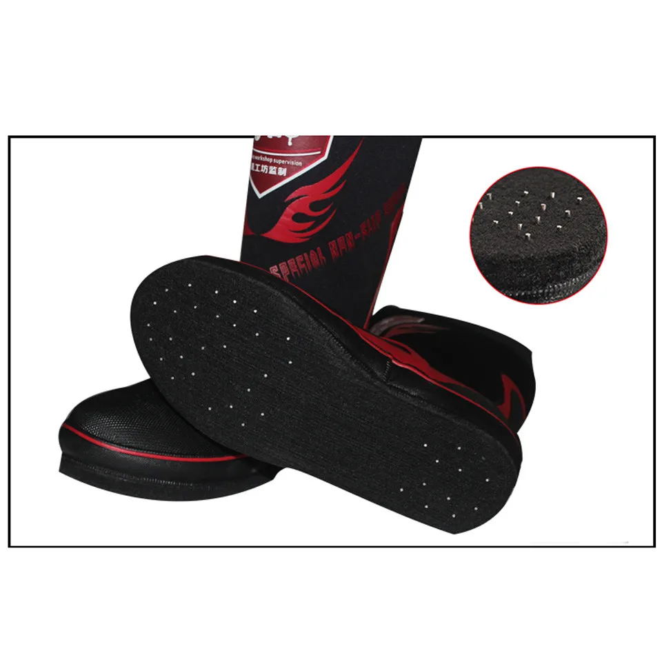 Fly Fishing Shoes Aqua Rock Fishing Wading Waterproof Elastic Rubber Shoes Felt Sole High Boots No-slip Hiking and Hunting