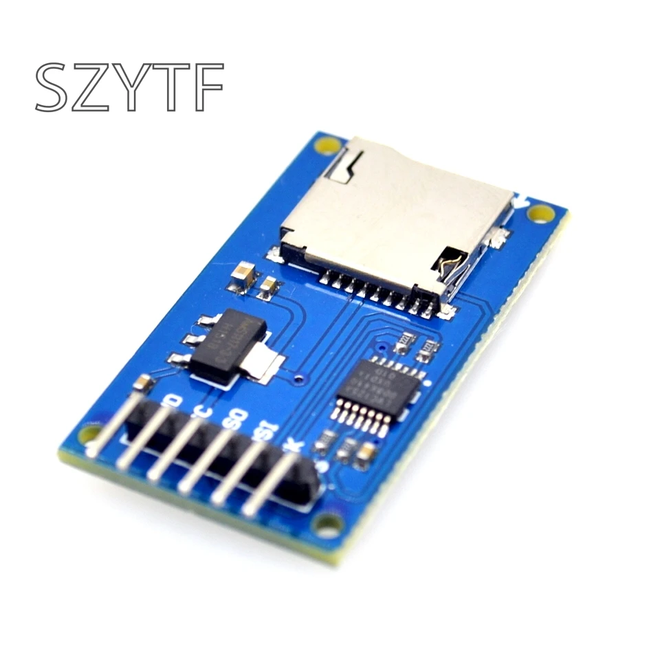 Micro SD карта и SDHC (высокоскоростная карта) Мини TF кард ридер модуль адаптер SPI