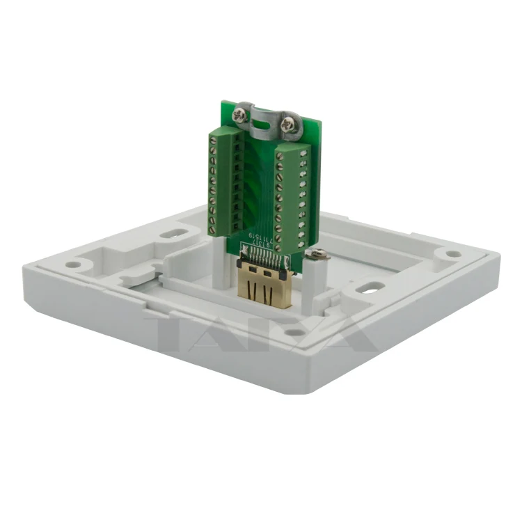 Настенная пластина HDMI с винтовым коннектором|hdmi wall plate|wall platewall plate hdmi |