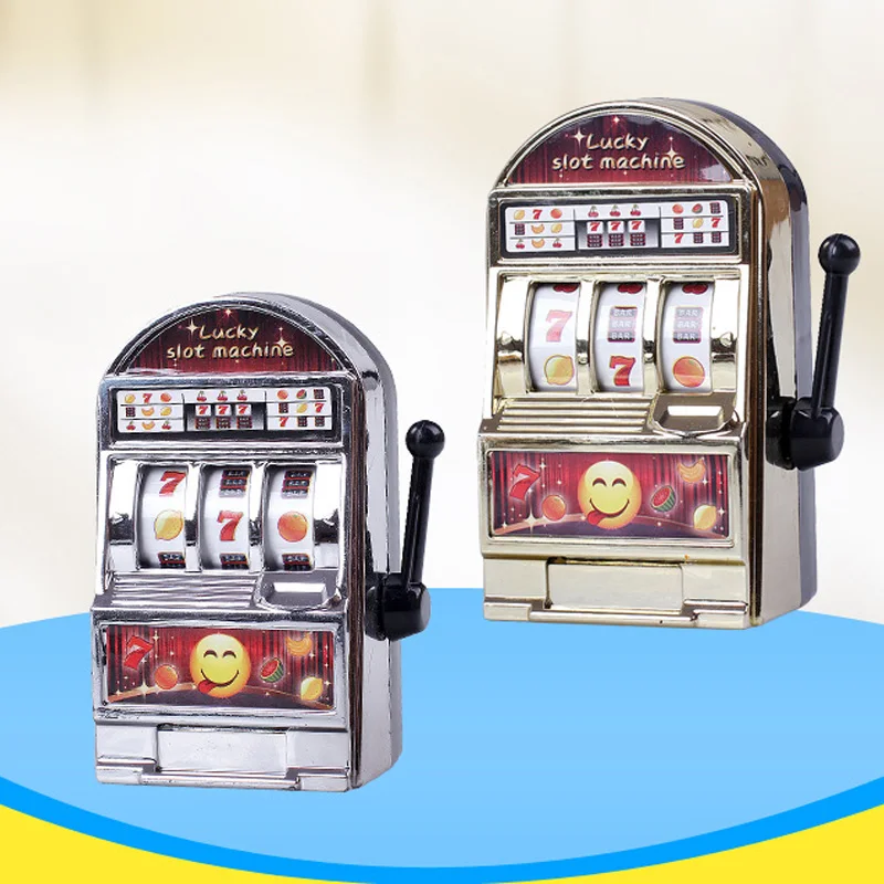 

1PC Mini Slot Machine Toy Children's Educational Toys Decompression Slot Machine Gift Creative Fruit Machine Children's Gift