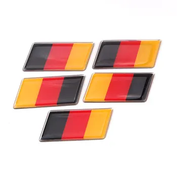 

5Pcs 3D German Germany Flag Emblem Side Body Decals Sticker For Car Trunk Car Styling Car Stickers