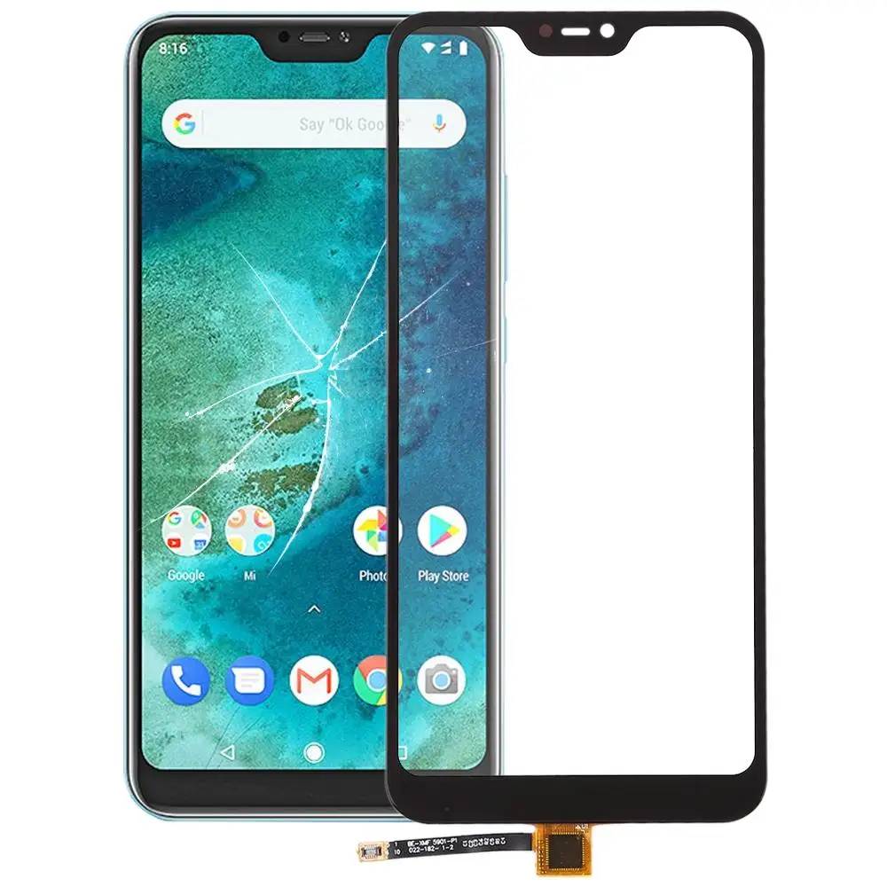 Сенсорный экран для Xiaomi Mi A2 Lite стеклянная панель Redmi 6 Pro сенсорного экрана