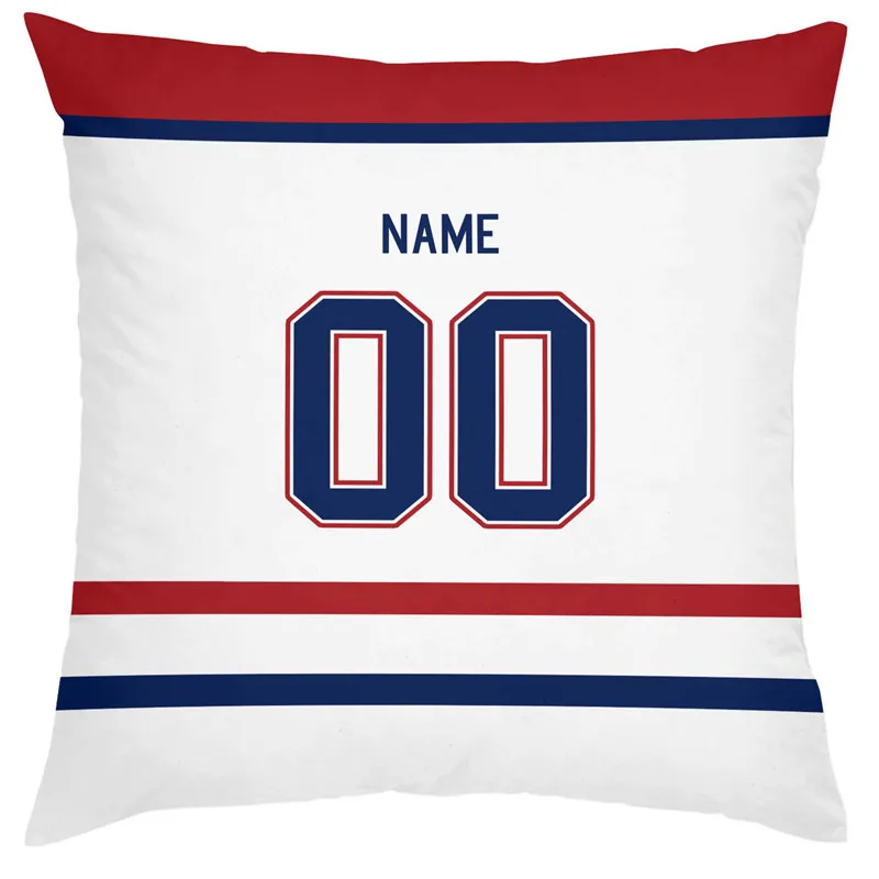 

Sports Jersey with Custom Name Number Pillow Case Personalised Sofa Decorative Cushion Cover Sports Dad Boy Christmas Gifts 18"