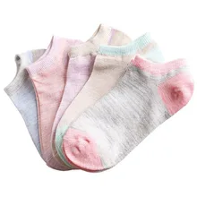 5 пар, высококачественные женские носки, лоскутные, яркие цвета, повседневные, хлопковые, милые, тонкие, невидимые, забавные носки, женские носки для девочек, Meias
