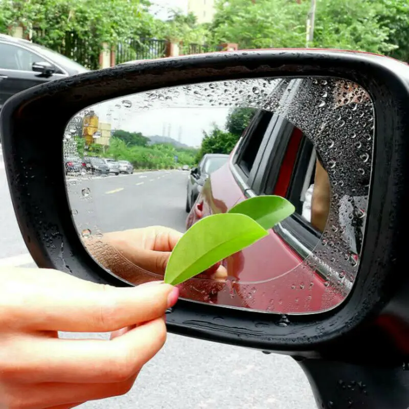 

2PCS Car Rearview Mirror Protective Film Anti Fog Window Clear Rainproof Rear