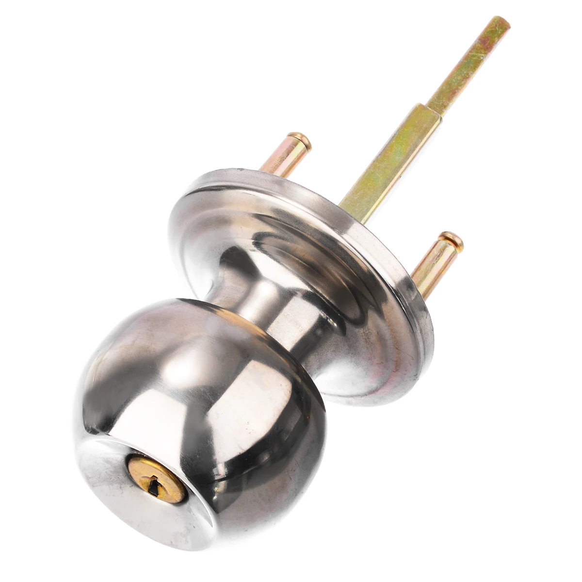 Stainless Steel Round Ball Door Knob Set Bathroom Handle Lock With Key Door Locks Hardware Tools