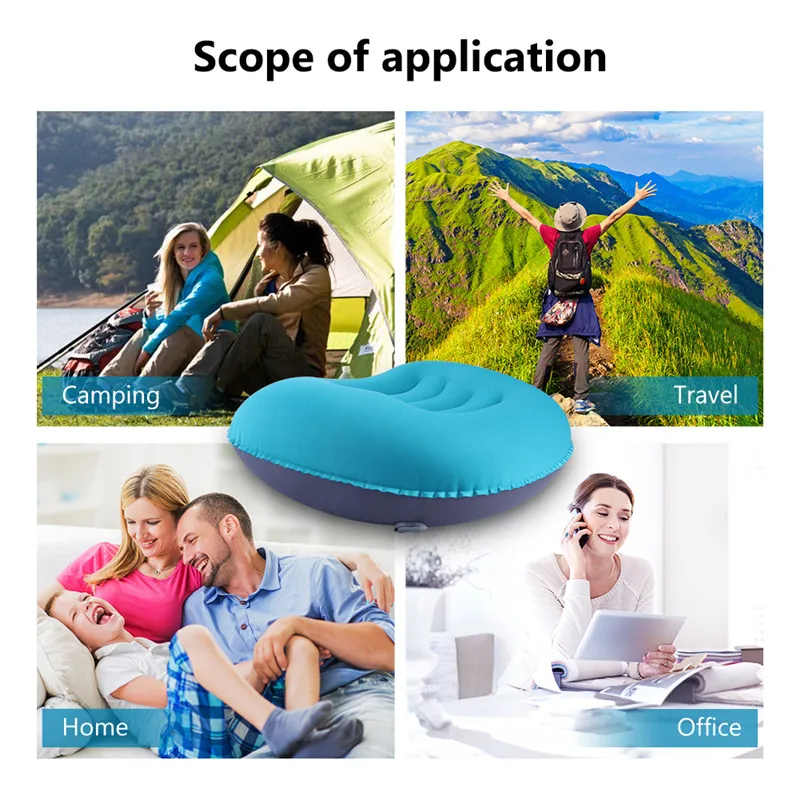 Travel Portable Inflatable Baby Children Flight Neck Pillow Inflated Pillow for Children Seat Car Fixed Head Pillow