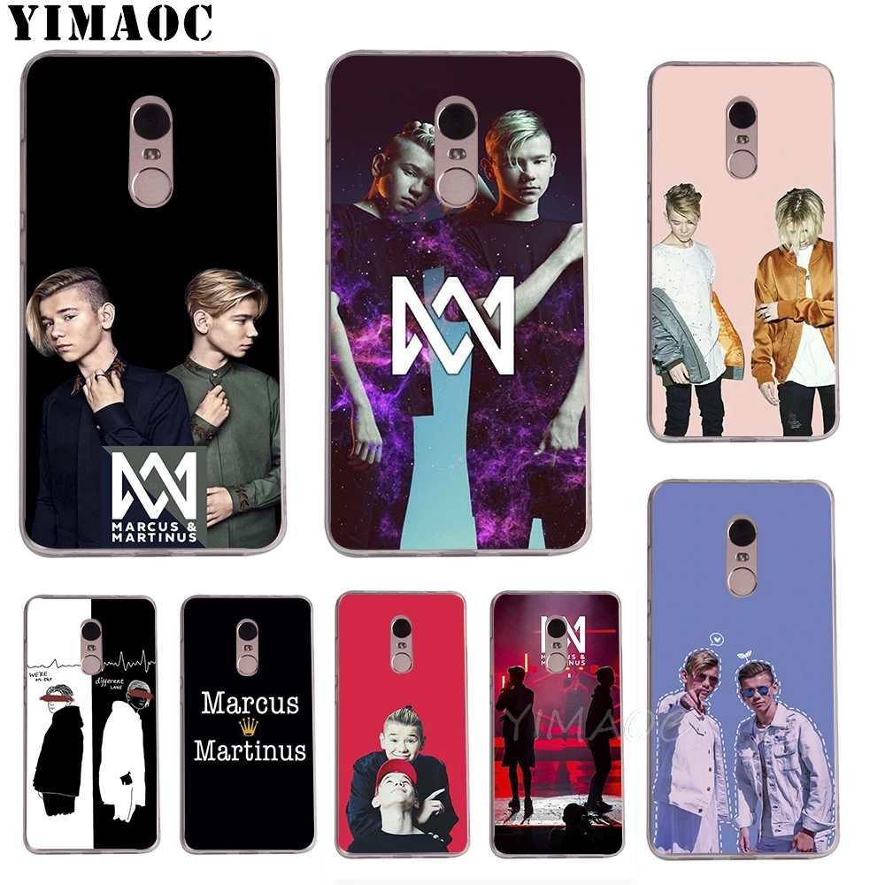 YIMAOC Marcus&ampMartinus brothers Case for Xiaomi Redmi 6 4X 5A 4A S2 Note 4 5 Pro Plus Mi 8 9SE A2 A1 MiX 2S MAX 3 |