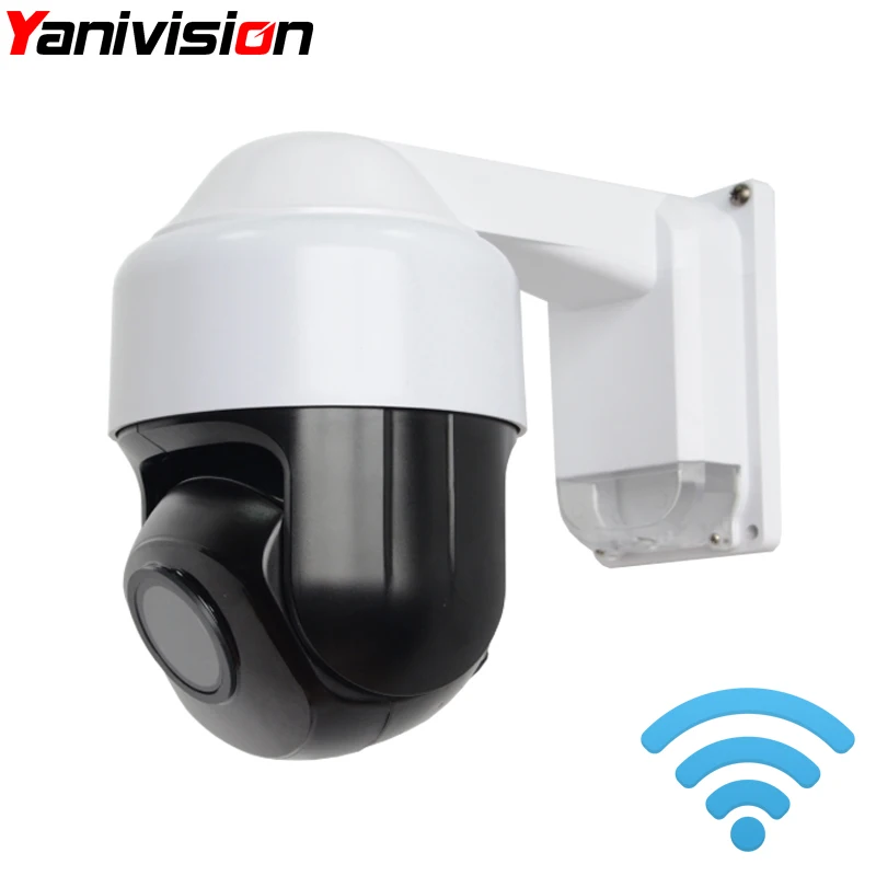 

Yanivision WiFi PTZ 3" Speed Dome Camera 5X Zoom 1080P 2 Megapixel 50m Night Vision ONVIF P2P Mini IP PTZ Camera