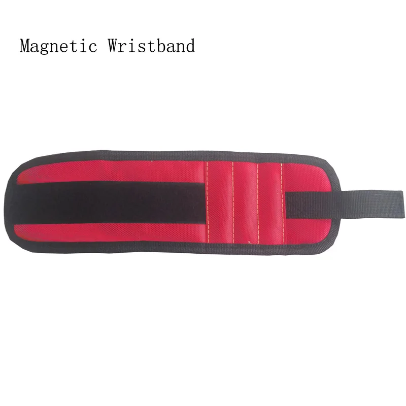 

Powerful magnetic working wristband tool kit 3 unit rectagular screw holding working wrist guard Electrician home decorat