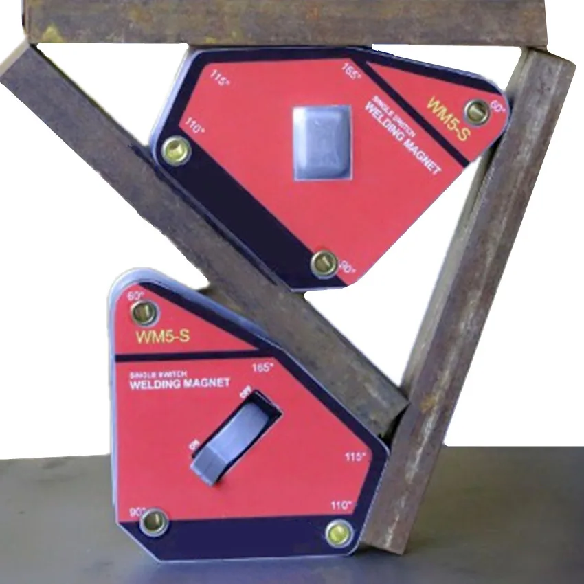 

Multi-angle Magnet Welding Clamp Holding Single Switch Control Magnetic Force Welding Holder with Switch Heavy Duty WM5-S