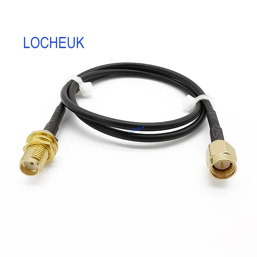 RF Коннектор с разъемом SMA папа на разъем мама Φ RG174 15 см 20 30 50 1 м|Соединители| |