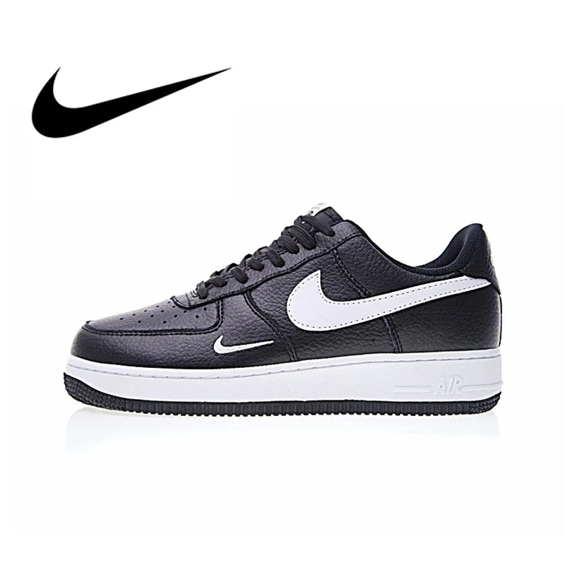

Original Authentic Nike Air Force 1 Low Mini Swoosh Men's Skateboarding Shoes Sport Outdoor Sneakers 2018 New Arrival 820266-021