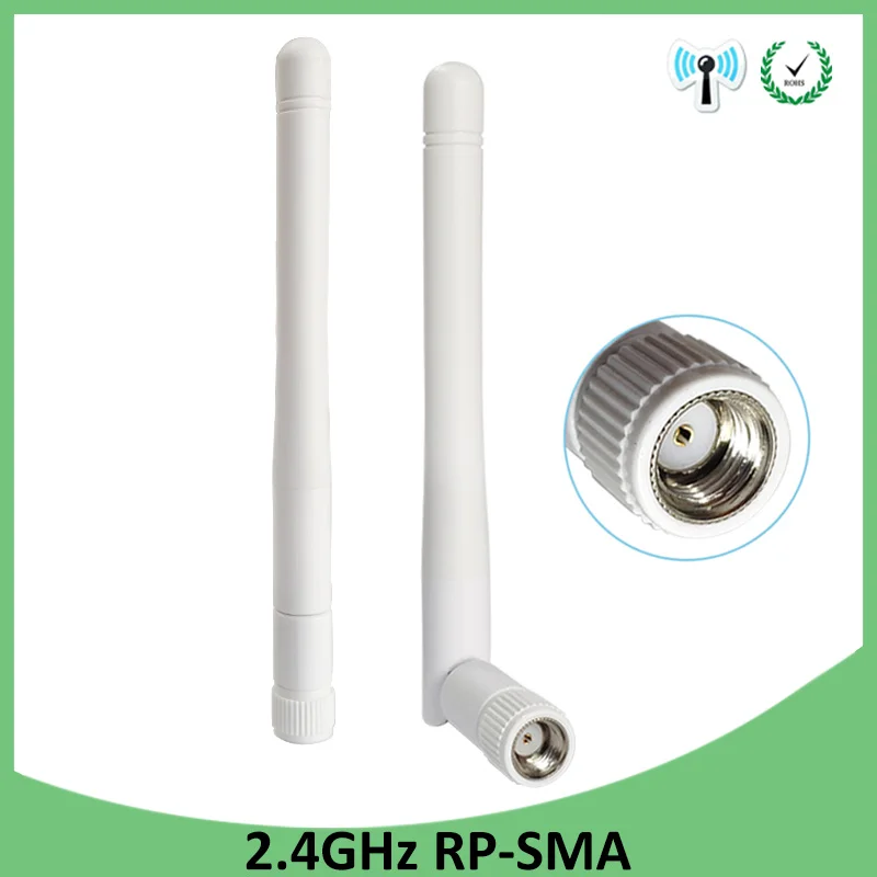 

5pcs 2.4ghz Antenna 3dbi RP-SMA wifi antenna Aerials 2.4 Ghz antenne SMA Plug Connector wi fi Antena wi-fi antennas for router