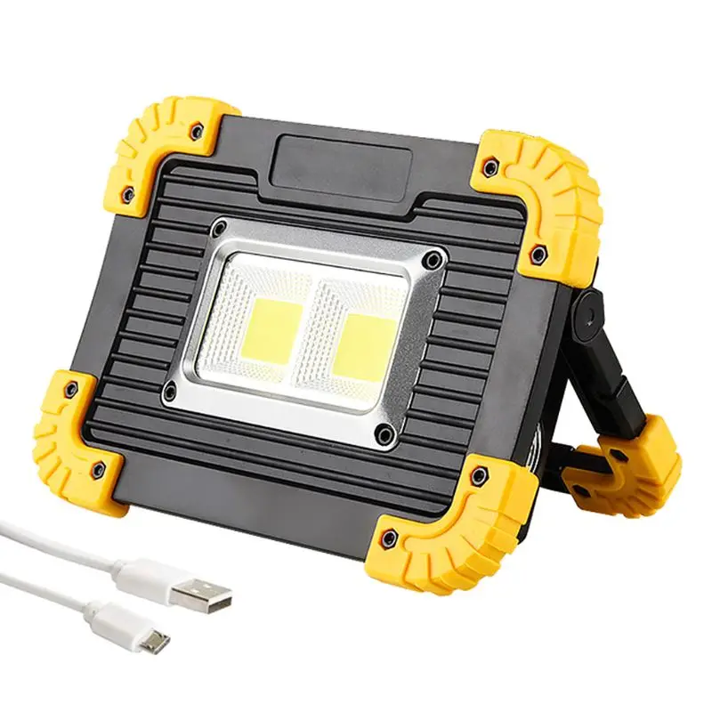 Портативный монолитный блок светодиодов рабочий свет открытый прожектор палатка с лампой аварийного света кемпинг фонарик USB