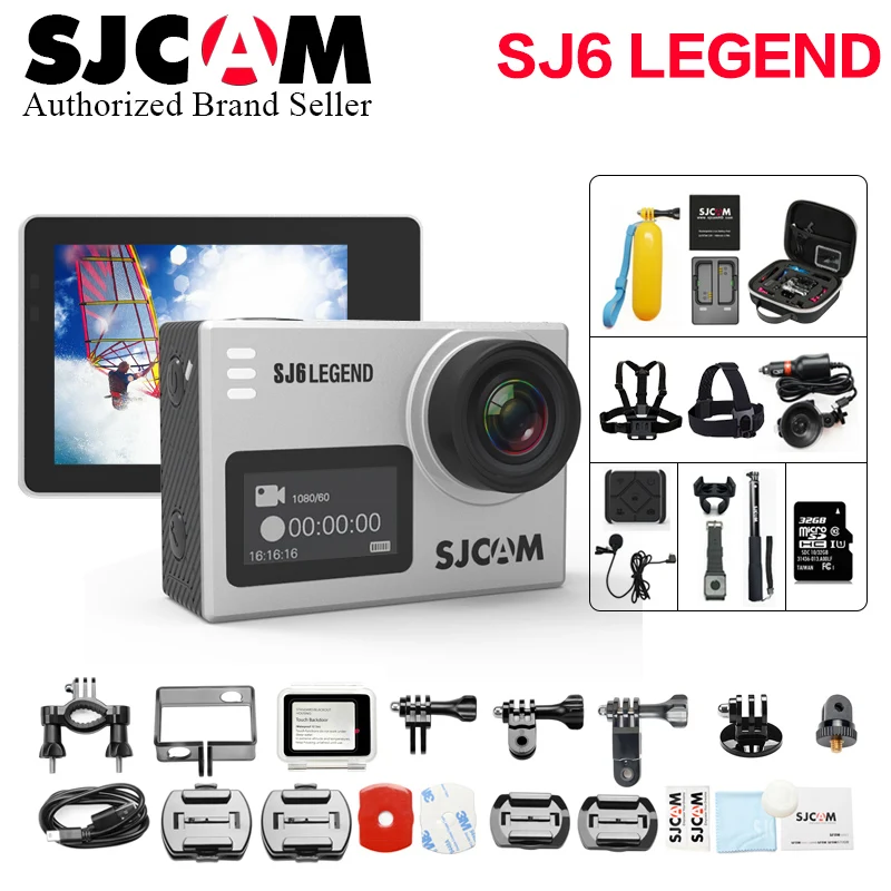 

Original SJCAM SJ6 Legend Sport Action Camera 4K Wifi 30M Waterproof Ultra HD 2" Touch Screen Notavek 96660 Sport DV VS Go hero4