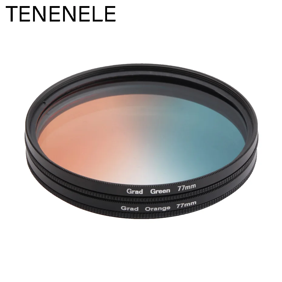 Фильтр TENENELE для камеры 46 49 52 55 58 62 67 72 77 82 мм градиентные фильтры объектива Nikon Sony