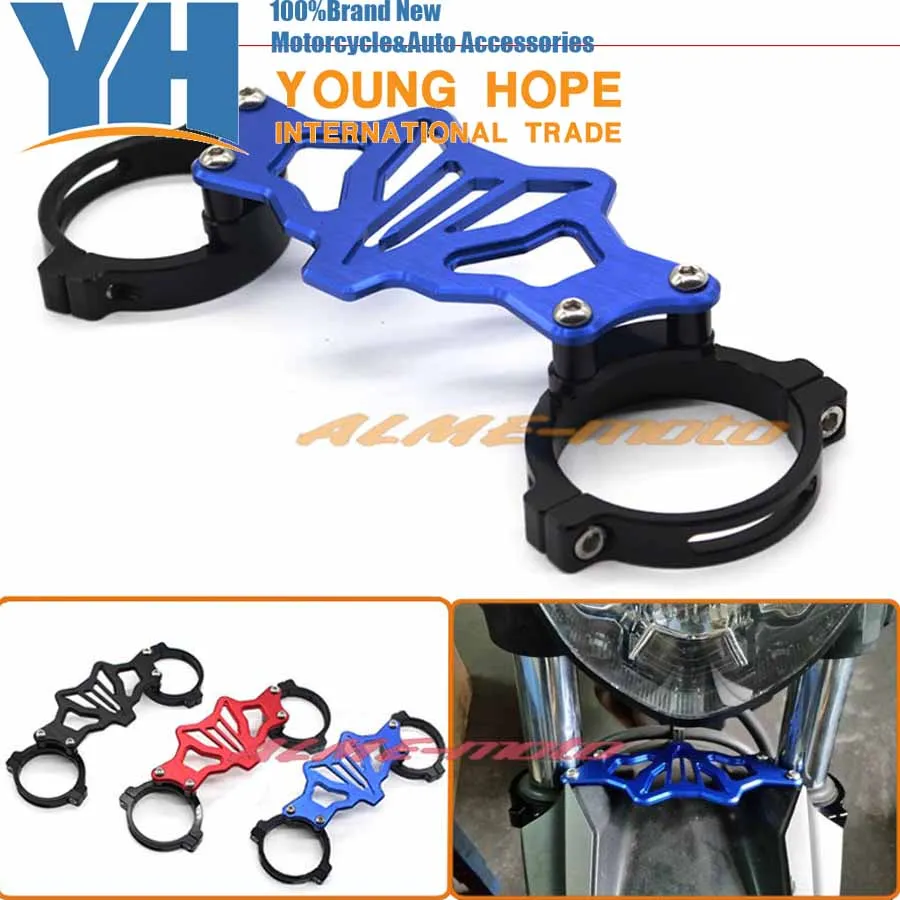 

Motorcycle CNC Billet Aluminum BALANCE SHOCK FRONT FORK BRACE For YAMAHA MT07 FZ07 MT-07 FZ-07 2014-2016 Blue