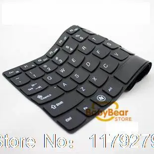 Силиконовая клавиатура для lenovo G500, G500s, G505, G505s, G510, G570, G575, G770, G580, G585, G710, G700, G780, Flex 15 - Цвет: black no clear