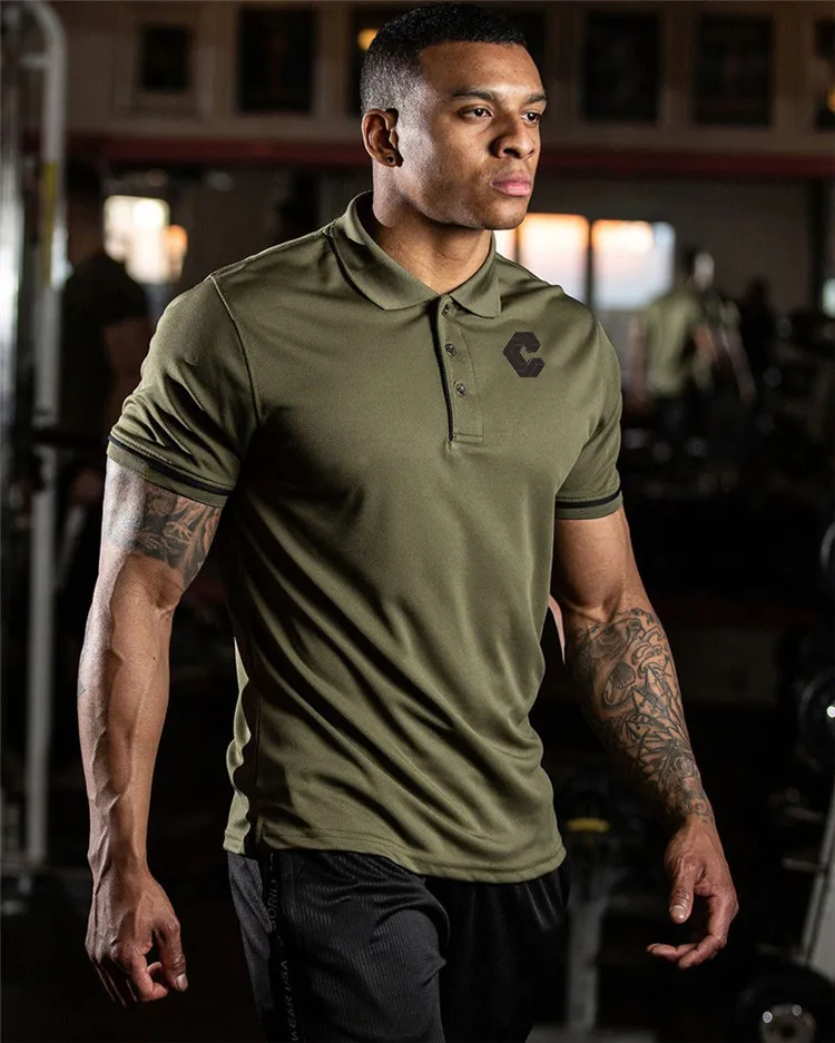 Breathable2019 летняя модная деловая Мужская рубашка поло мужская Высококачественная рубашка с короткими рукавами брендовые майки мужские майки, футболки поло