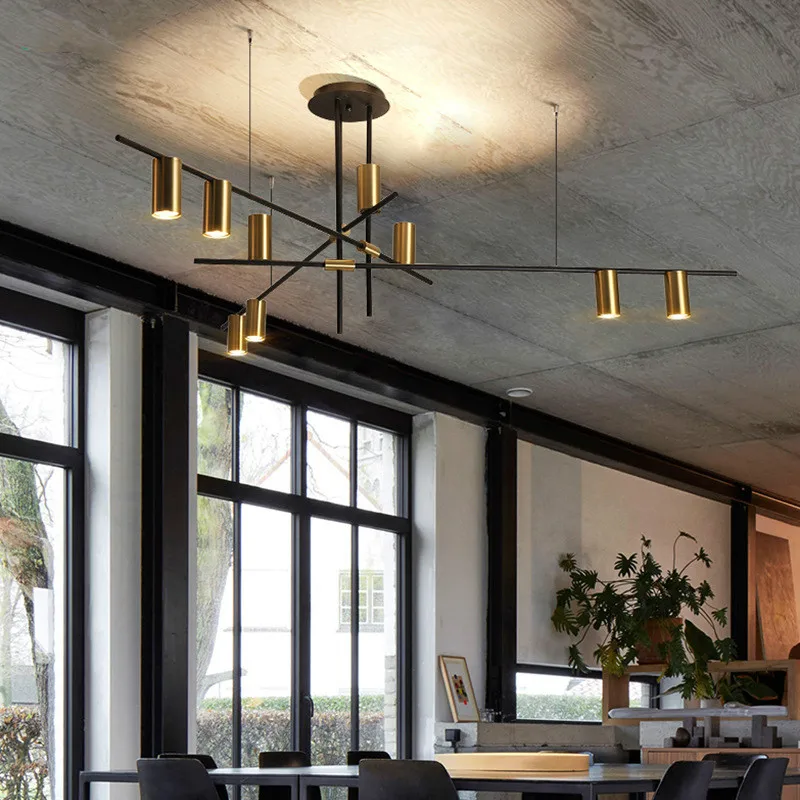 

Europe Unique Design Rotatable Led GU10 Chandelier Living Room Metal Led Pendant Chandelier Lighting Led Lamparas Fixtures