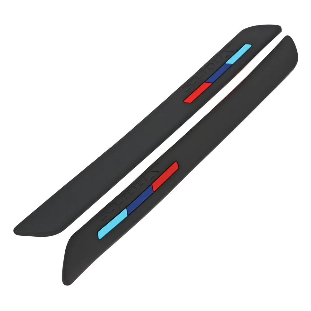 2pcs Anti-Scratch Sticker Edge Corner Strips Bumper Protective Guard Bar Bumper Crash Styling Moulding Car Anti-collision Strip