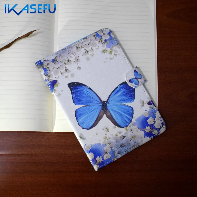 

IKASEFU Filp Cover for Samsung Galaxy Tab A 10.1 inch Wallet Coque Fundas for Samsung Galaxy Tab A 10.1 2016 T580 tpu Back Case