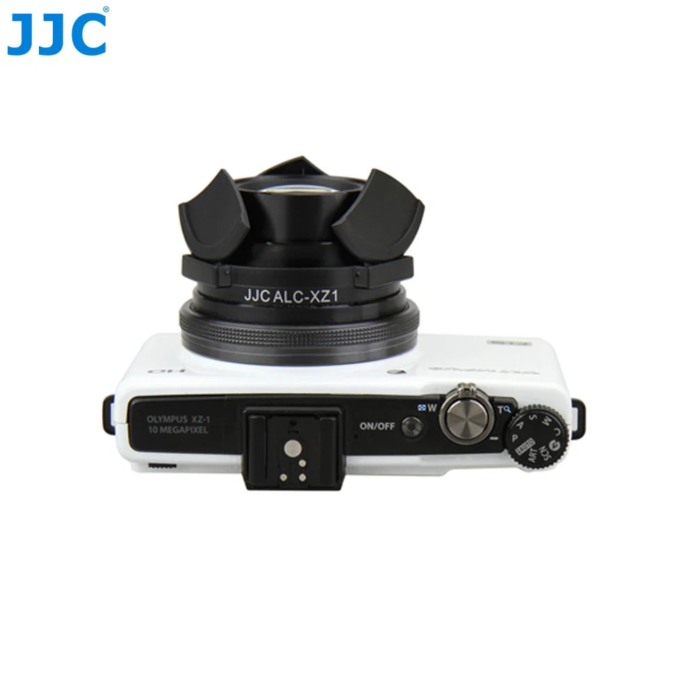 JJC Auto Lens Cap Black Self-Retaining Open Close Protector for OLYMPUS XZ-1, XZ-2