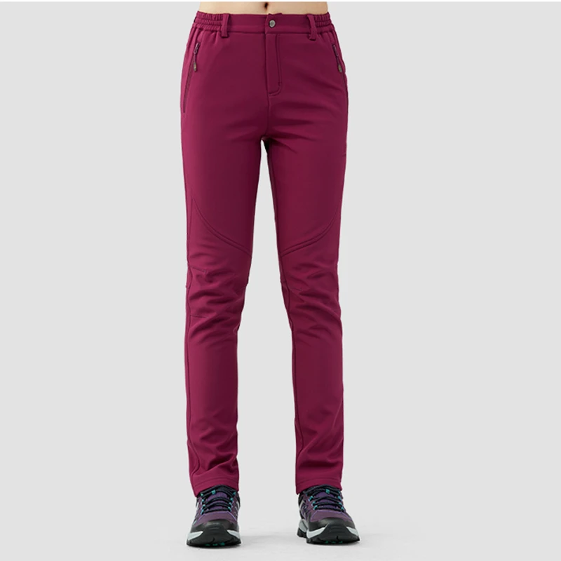 Invierno Caliente flocado grueso Pantalones de senderismo Softshell Pantalones al aire libre Pantalones mujeres impermeable trekking pesca deportiva hombres pareja Invierno Caliente flocado grueso Pantalones de senderismo Softshell Pantalones al aire libre Pantalones mujeres impermeable trekking pesca deportiva hombres pareja