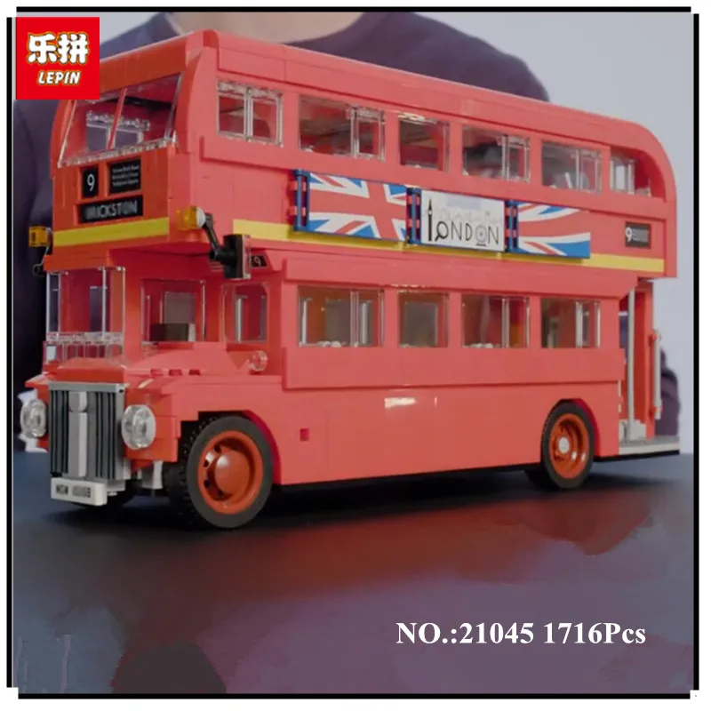 

In Stock Lepin 21045 1716Pcs Genuine Technic The London Bus Set Building Blocks Bricks Children Educational Toys Model Gifts