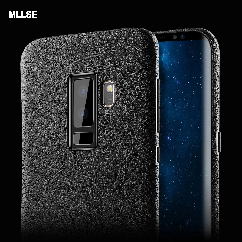 Business Slim Leather Skin Soft TPU Phone Back Case For iPhone XS MAX XR 8 7 6S Plus SAMSUNG Galaxy S10 S9 Plus Note 9 8 S8 Plus