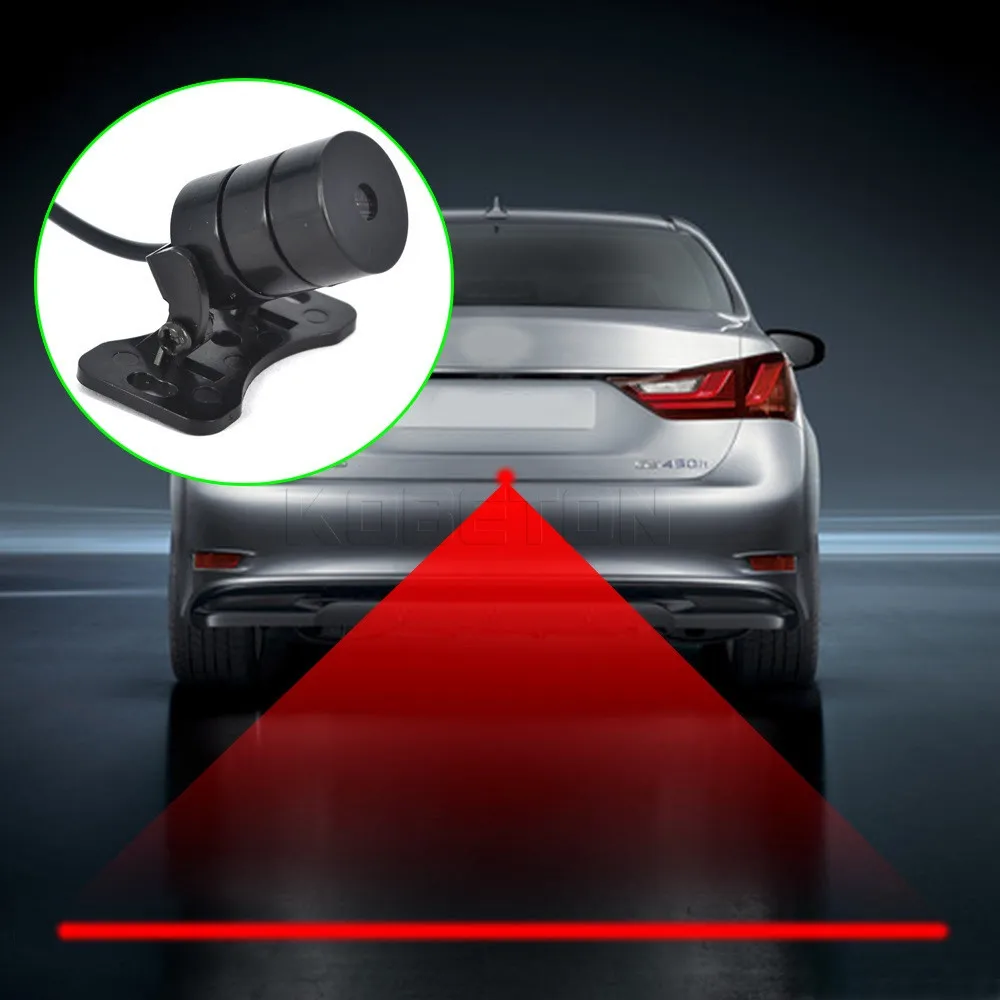Universal Car Tail Fog Light Rear Safety Signal Warning Lamp Waterproof
