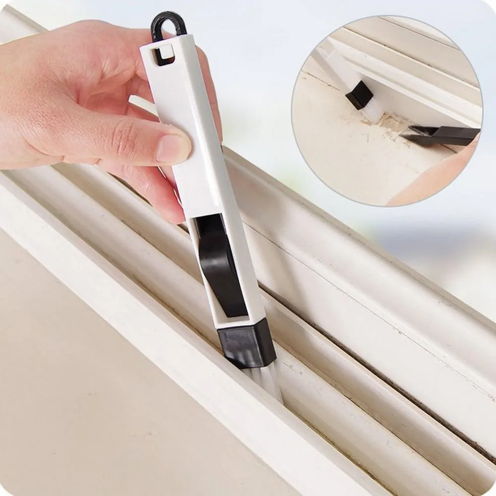 

2 In1 Folding Window Groove Cleaning Brush Keyboard Crevice Home Kitchen Tool