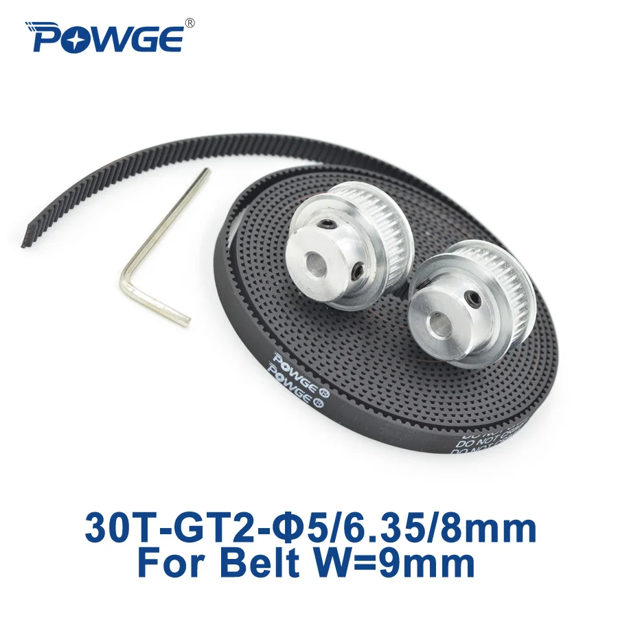 GT2/2GT 30 Teeth Timing Pulley Bore 5mm-8mm for Belt Width 6/9mm 30T 30teeth 