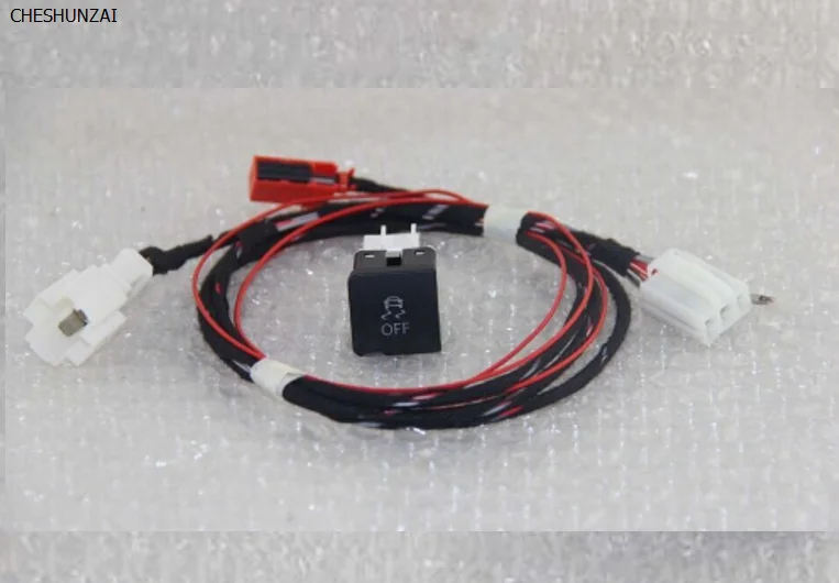

CHESHUNZAI for Jetta MK5 MK6 GOLF 6 MK6 VI ESP OFF ASR Switch Button Harness/Cable 5K0 927 117 1KD 927 117