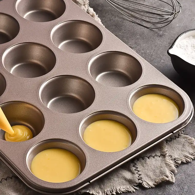 Carbon Stahl 12 Kleine Kuchen Form Kontinuierliche Form Multi