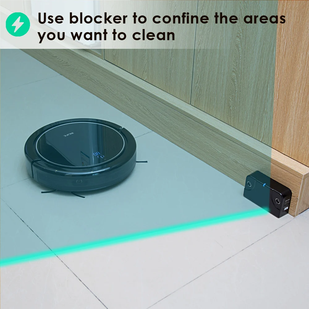 Inlife I7 Intelligent Robotic Vacuum Cleaner With Strong Suction Automatic Charging Remote Control Dust Sterilize Cleaner